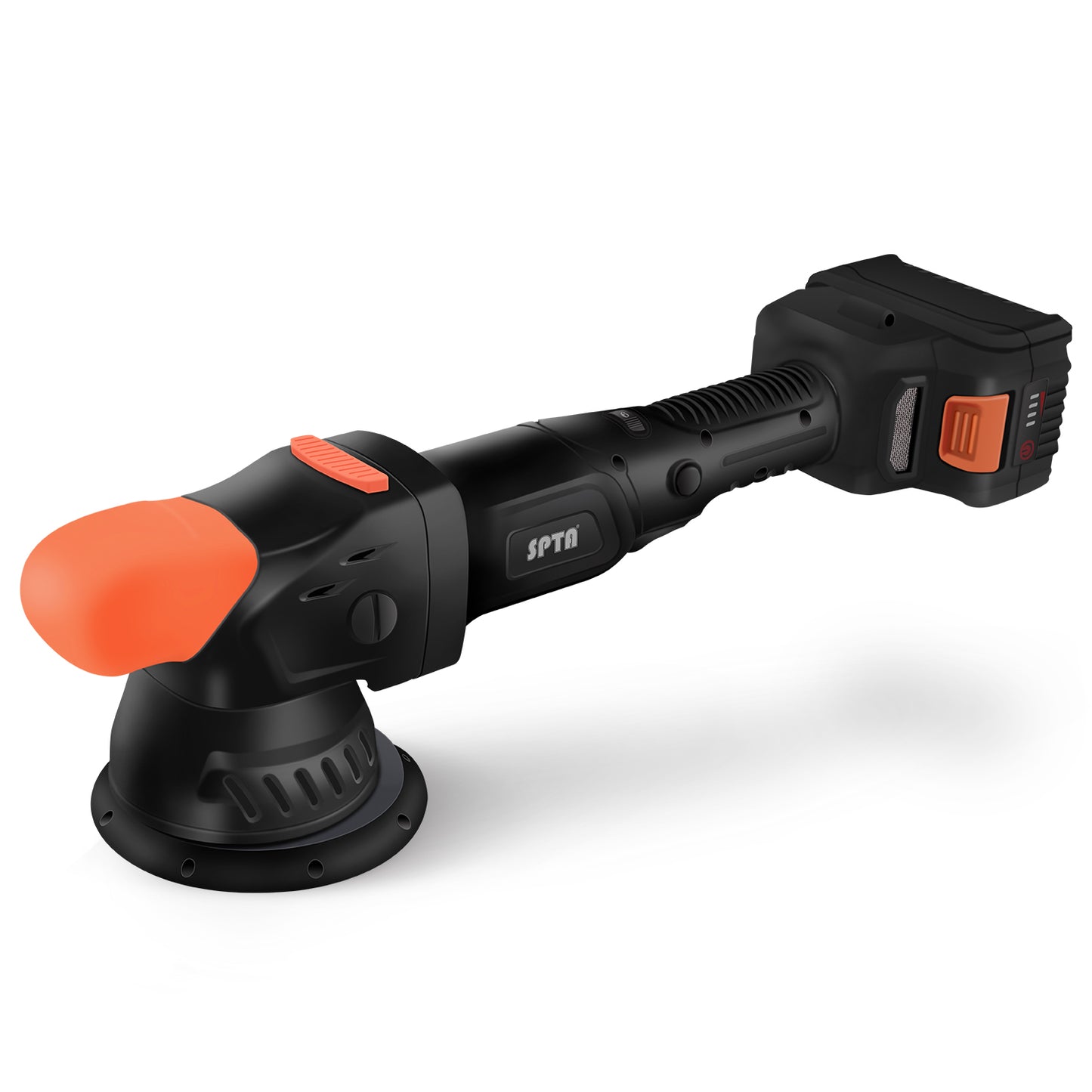 SPTA CP601 コードレスオービタルポリッシャー 5インチ 125mm 最大21mmオービット ブラシレス 18V 【ホイールブラシ3本セット特典付きWE-BR3】【予約販売2026年5月以降順次発送】