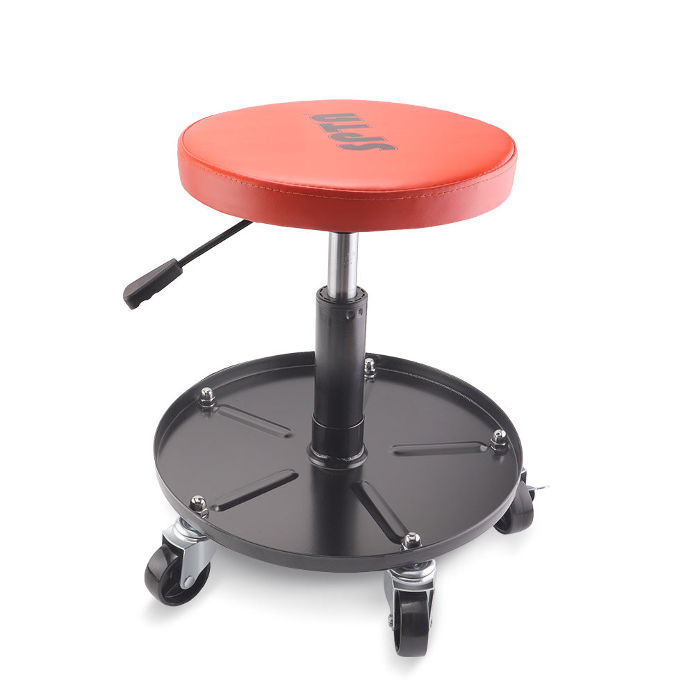 SPTA PT162 ディテイリング・モバイル・スツール 高さ調整 360度回転 収納トレイ付 耐油ビニール仕様 【予約販売2026年5月以降順次発送】