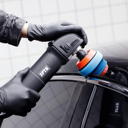 SPTA ミニポリッシャー セット 780W M14 1/2/3インチ対応 ウレタンバフ ウールバフ 延長ロッド付 細部研磨 鏡面仕上げ【ホイールブラシ3本セット特典付きWE-BR3】