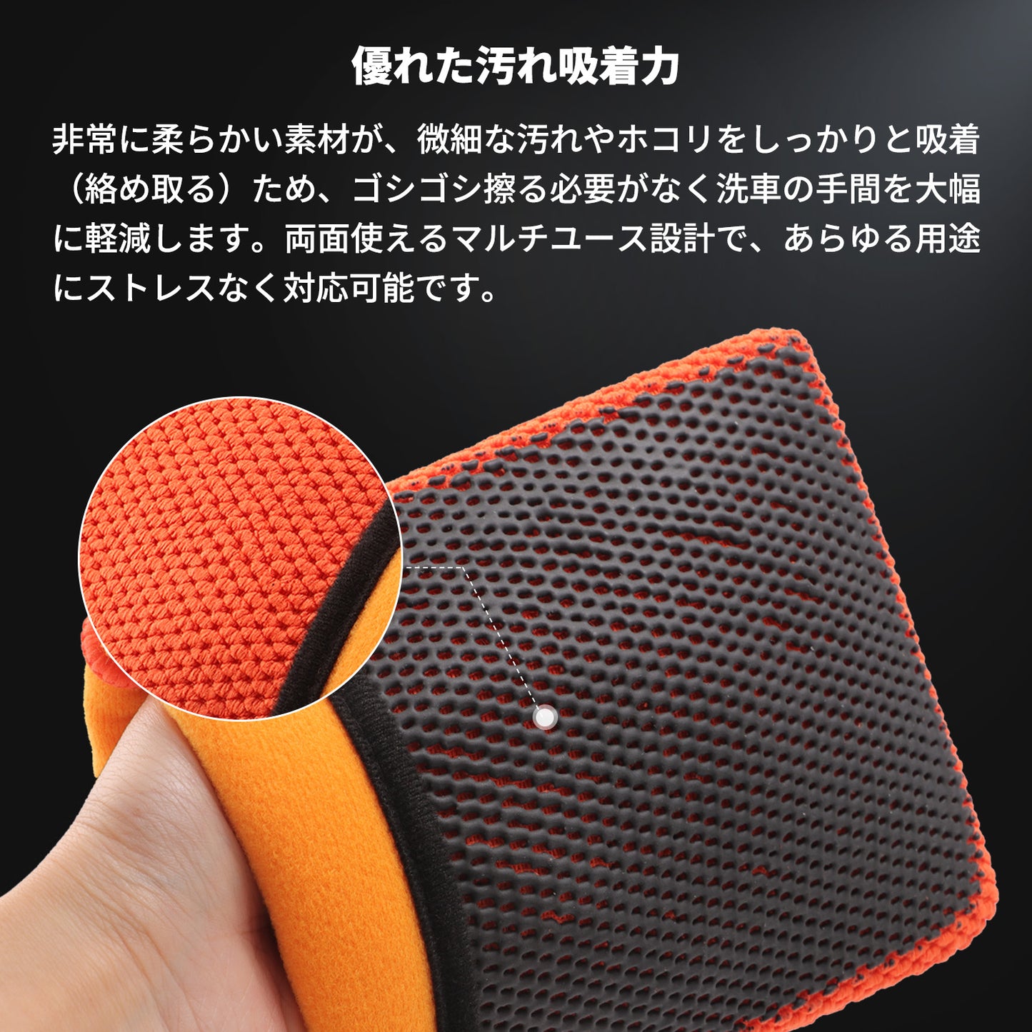 SPTA CB306 V2 カー・クレイミット 鉄粉除去 グローブ型 ファイングレード（細目） 濃色車対応 傷防止設計 【予約販売2026年5月以降順次発送】