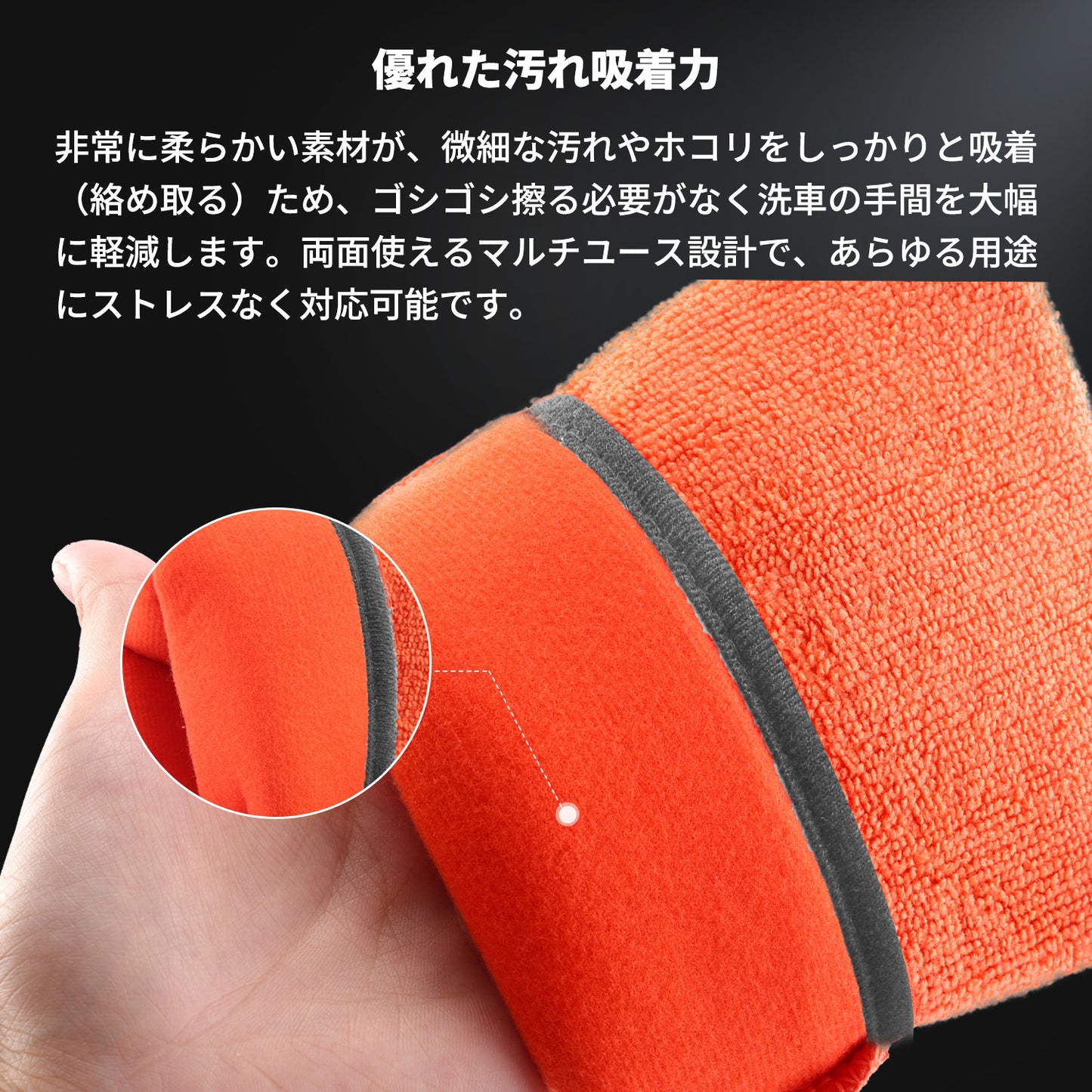 SPTA CB307 カー・クレイミット 鉄粉除去 グローブ型 ミディアムグレード マイクロファイバー 下地処理 【予約販売2026年5月以降順次発送】