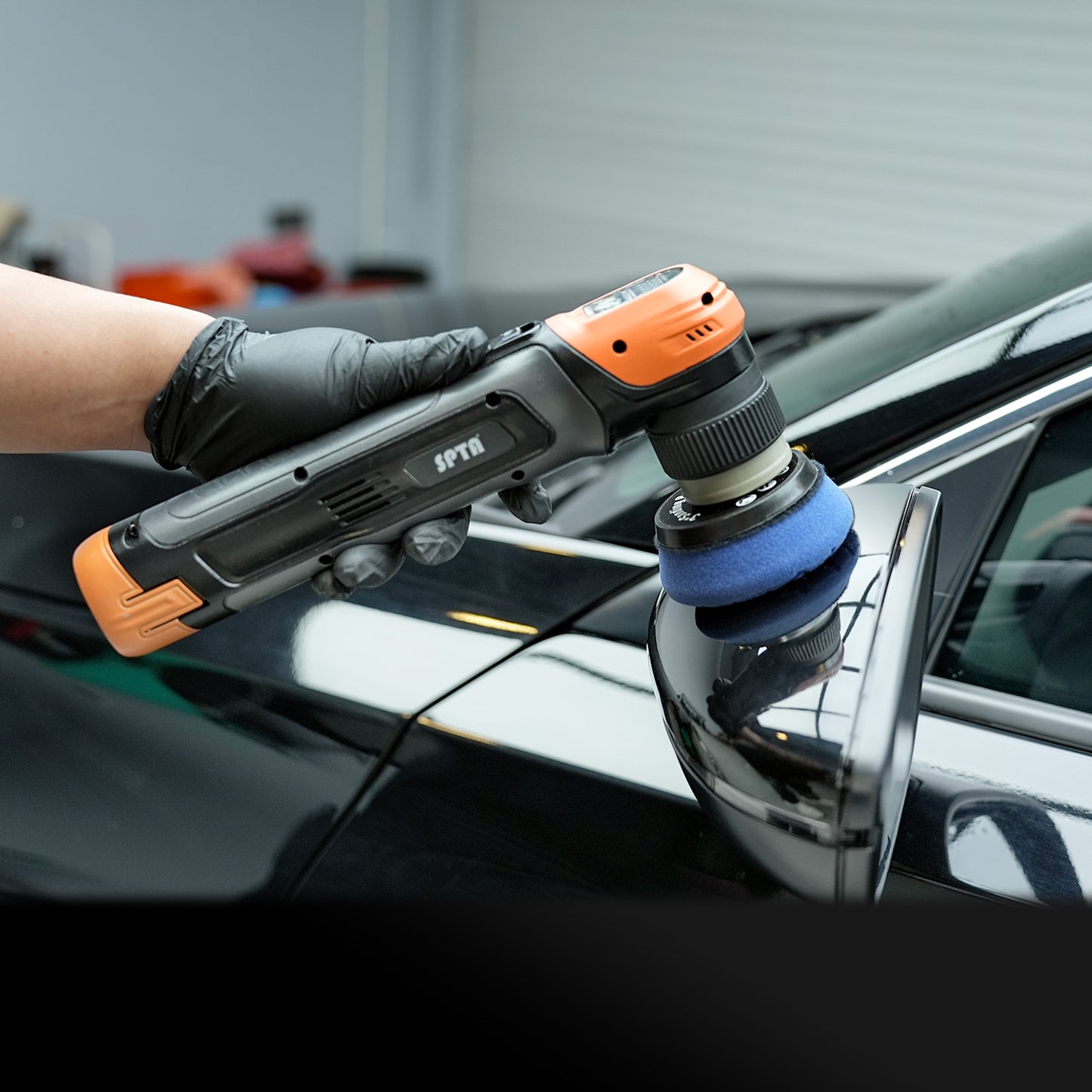 SPTA CP201 コードレス マルチポリッシャー [シングル/ダブル/サンダー切替] 3in1 ブラシレスモーター 充電式 研磨機 洗車 プロ仕様【ホイールブラシ3本セット特典付きWE-BR3】【予約販売2026年5月以降順次発送】