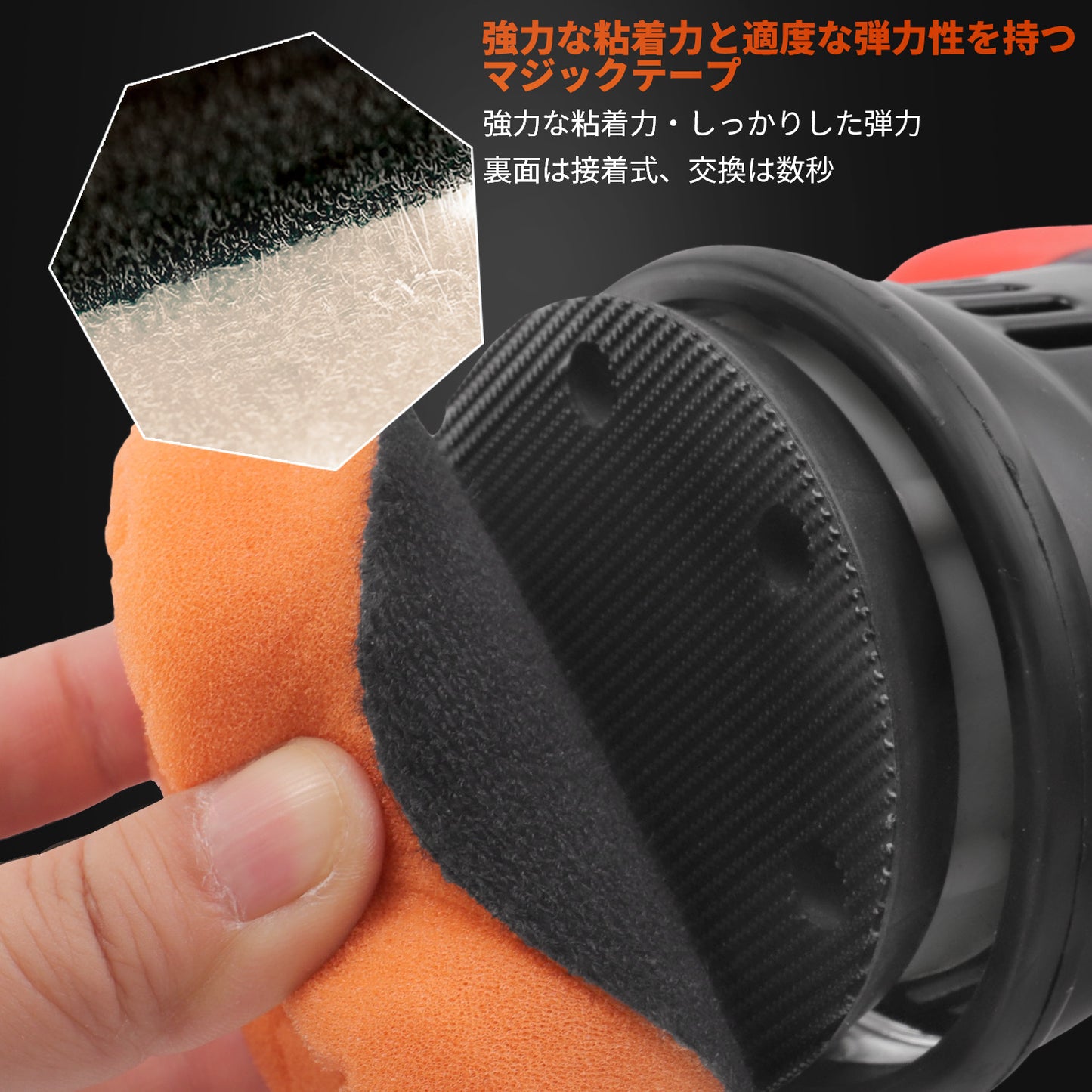 SPTA CP302 プロフェッショナル・ミニギアポリッシャー 3インチ 80mm 強制回転 ギアアクション 最大900W 【ホイールブラシ3本セット特典付きWE-BR3】【予約販売2026年5月以降順次発送】