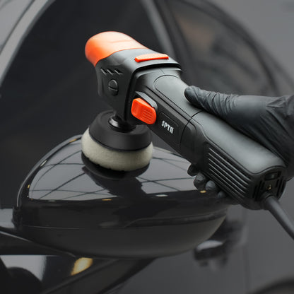 SPTA CP303 プロフェッショナル・ミニロータリーポリッシャー 3インチ 80mm シングルアクション M14 研磨機 【ホイールブラシ3本セット特典付きWE-BR3】【予約販売2026年5月以降順次発送】