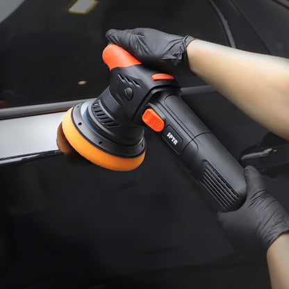 SPTA CP304 プロフェッショナル・スリムポリッシャー 5インチ 125mm ダブルアクション 最大900W 小型 軽量 【ホイールブラシ3本セット特典付きWE-BR3】【予約販売2026年5月以降順次発送】