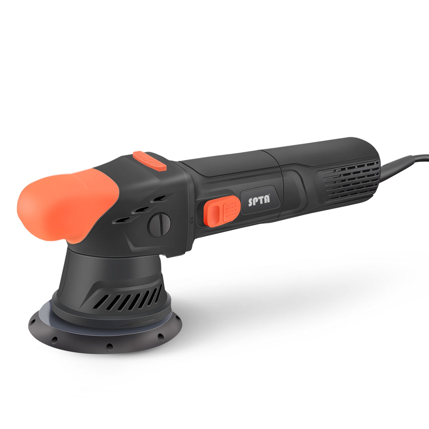 SPTA CP304 プロフェッショナル・スリムポリッシャー 5インチ 125mm ダブルアクション 最大900W 小型 軽量 【ホイールブラシ3本セット特典付きWE-BR3】【予約販売2026年5月以降順次発送】