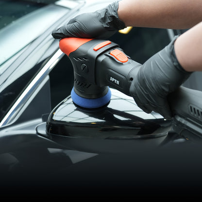 SPTA CP401 コードレスミニポリッシャー 3インチ 80mm ブラシレス 18V ダブルアクション 軽量1.69kg 【ホイールブラシ3本セット特典付きWE-BR3】【予約販売2026年5月以降順次発送】