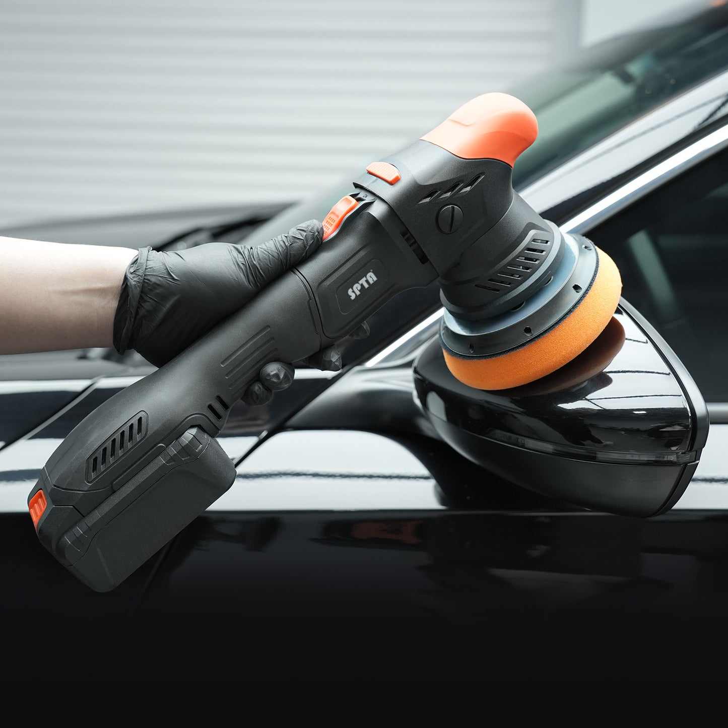 SPTA CP404 コードレスポリッシャー 5インチ 125mm ダブルアクション ブラシレス 18V 【ホイールブラシ3本セット特典付きWE-BR3】【予約販売2026年5月以降順次発送】