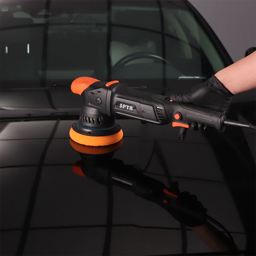 SPTA CP501 プロフェッショナル・オービタルポリッシャー 1100W 定速制御 CNC低振動 ダブルアクション ポリッシャー 【ホイールブラシ3本セット特典付きWE-BR3】【予約販売2026年5月以降順次発送】