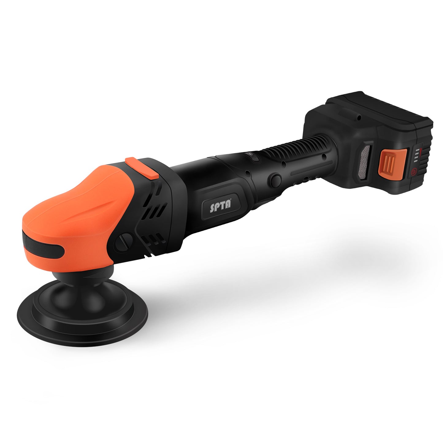 SPTA CP602 コードレスロータリーポリッシャー 5インチ 125mm ダブルリダクションギア ブラシレス 18V シングルアクション 【ホイールブラシ3本セット特典付きWE-BR3】【予約販売2026年5月以降順次発送】