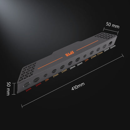 SPTA OT010 ディテイリングブラシ専用 壁掛けホルダー 壁掛け式 12本収納 毛先保護 防錆メタル 【予約販売2026年5月以降順次発送】