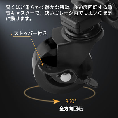 SPTA PT161 モジュラー・ディテイリング・クリーパーシート 分離型 膝当て台車 収納付 作業椅子 キャスター付 【予約販売2026年5月以降順次発送】