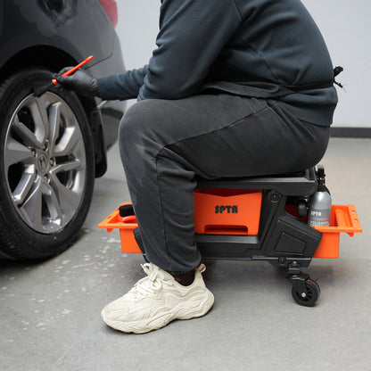 SPTA PT161 モジュラー・ディテイリング・クリーパーシート 分離型 膝当て台車 収納付 作業椅子 キャスター付 【予約販売2026年5月以降順次発送】