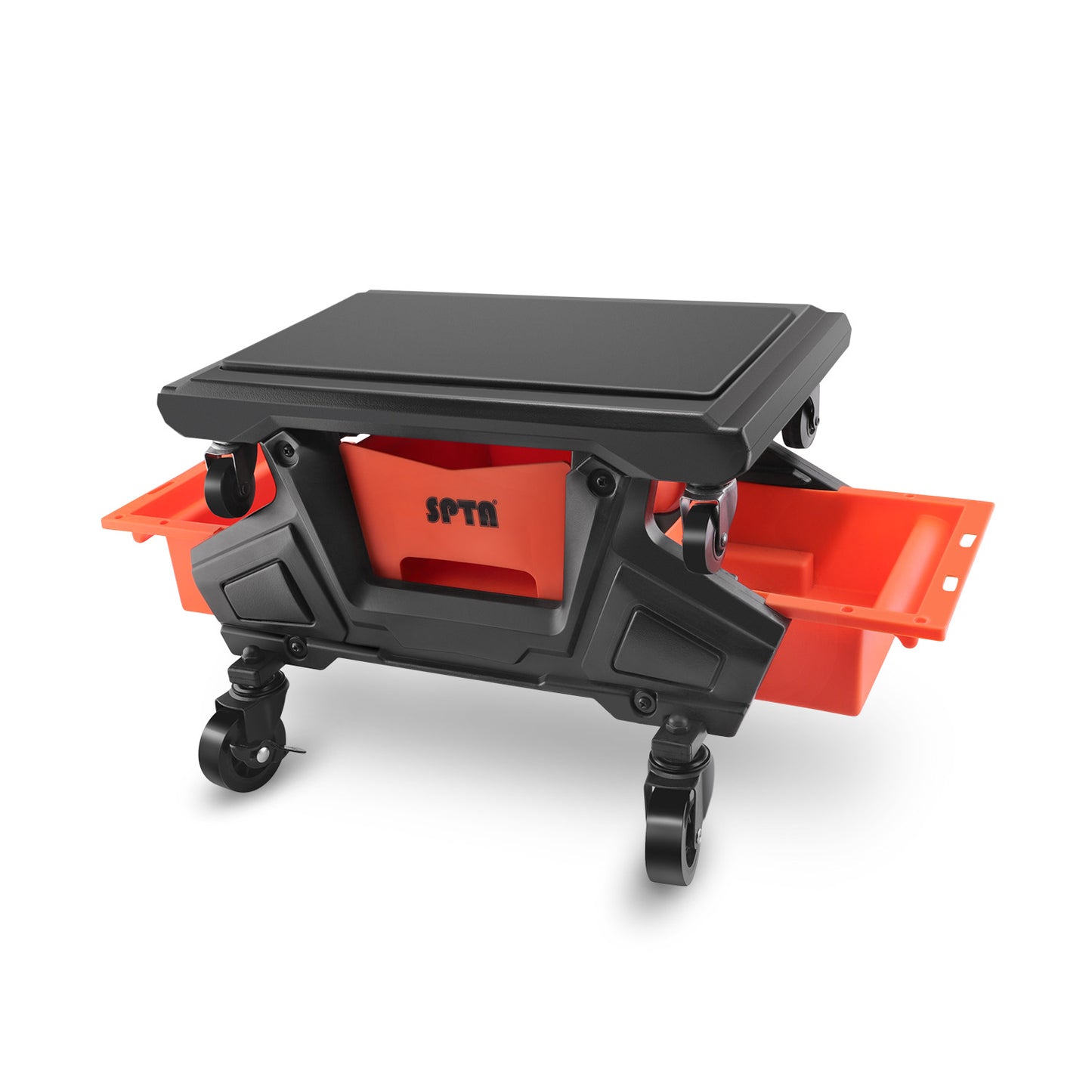 SPTA PT161 モジュラー・ディテイリング・クリーパーシート 分離型 膝当て台車 収納付 作業椅子 キャスター付 【予約販売2026年5月以降順次発送】